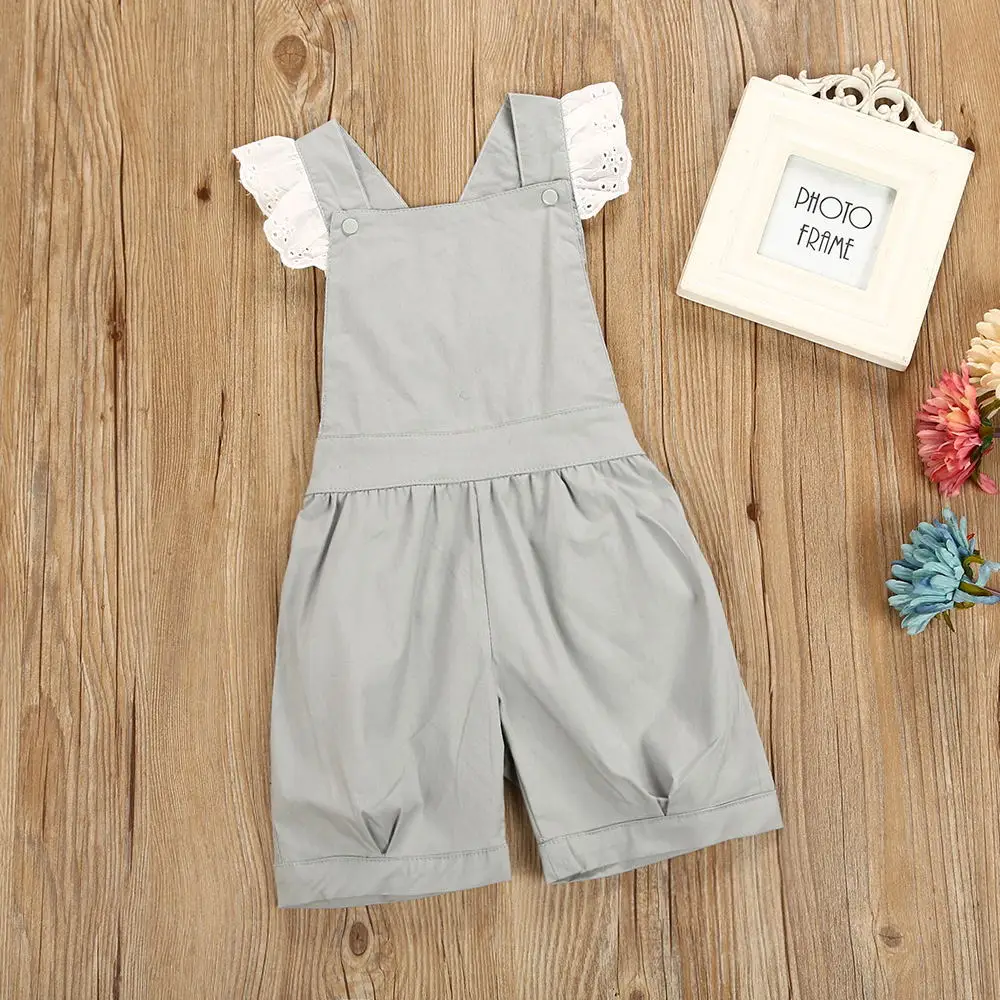 12M 6T Kids Overalls Girls Clothes 2018 New Spring Baby Jumpsuits Girl
