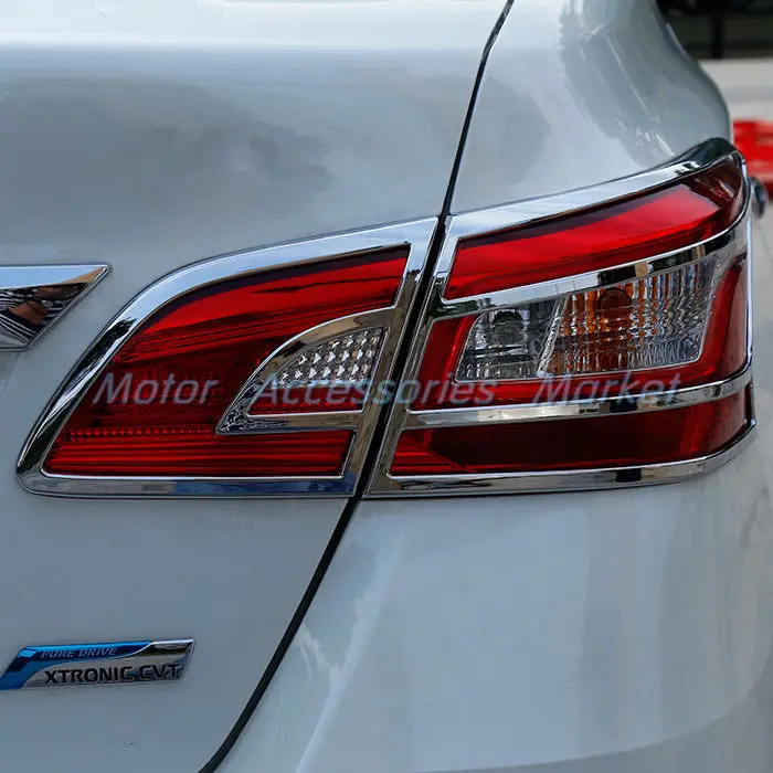 Новая хромированная задсветильник панель для Nissan Sentra 2013 2014 2015 2016 2017 2018|tail light
