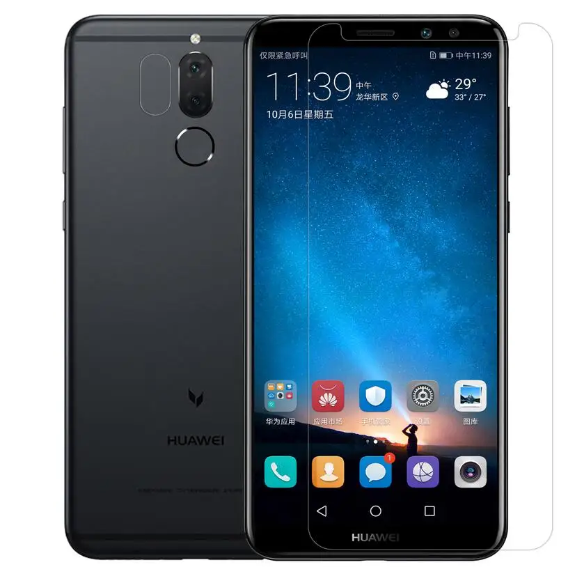 2 шт. стекло для Huawei Nova 2i защита экрана 9H премиун Защитная пленка телефона чехол