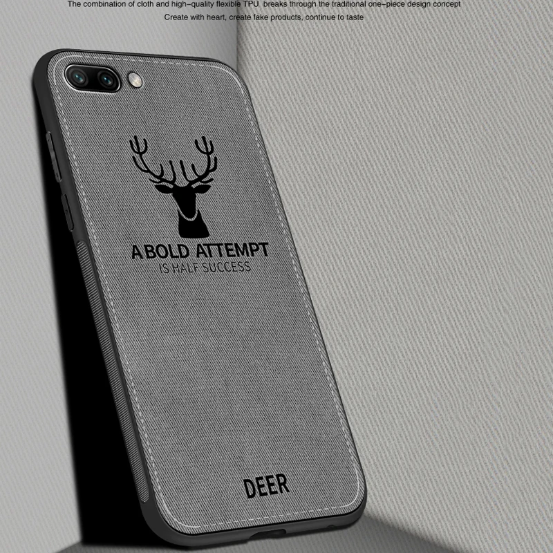 

Cloth Texture Case For Huawei Mate 20 Pro Lite elk Pattern silicon TPU Back Cover For P20 Pro Lite Nova3 3i 3E Y9 2018 NOTE10