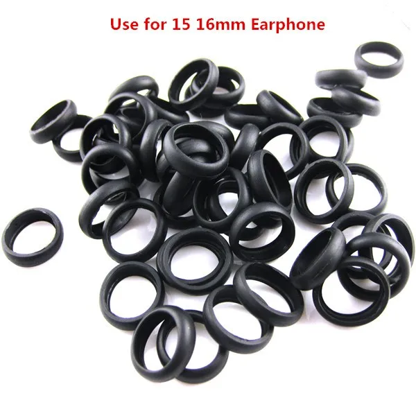 Wooeasy Earphone Rubber Ring For earbuds 15mm 16mm MX980 MX985 EMX500