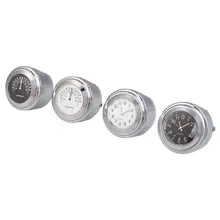 Универсальный мотоцикл светящиеся часы водонепроницаемый термометр температура для мотоцикла с 7/" или 1" Руль