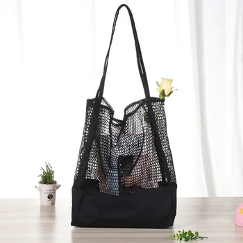 

Black Large Canvas Shopping Bag Big Shoulder Bags For Woman Bag Summer Beach Handbag Women Messenger Fashion Canvas Handbag