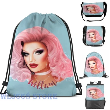 

Funny graphic print shoulder Bags women Willam (2) Single shoulder backpack travel for men Gym Bag