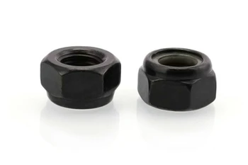 

100PCS 50PCS 20PCS Black Zinc Plated M2 M2.5 M3 M4 M5 M6 M8 M10 M12 M14 Nylon Self-locking Hex Nuts Locknut Slip Insert Lock Nut