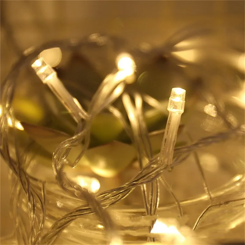 10-50M LED String Lights Christmas New Year Garland Decoration for Street Room House Garden Outdoor Use DIY Decor EU US Plug in