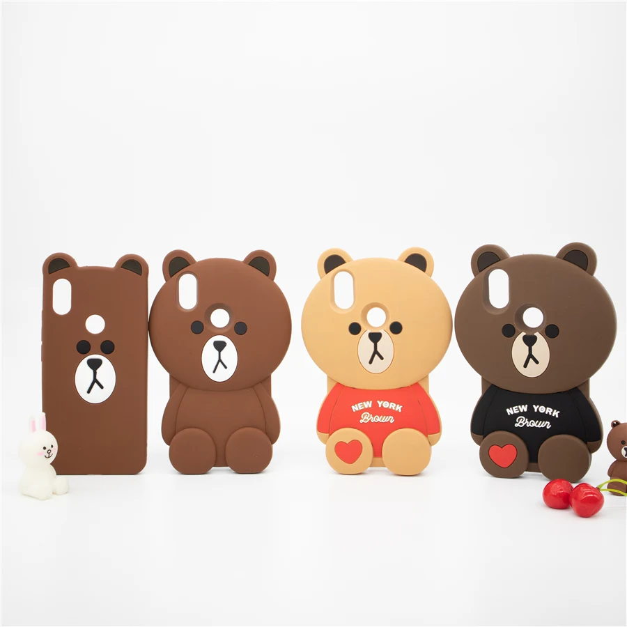 

Cute 3D Cartoon Lovely Phone Case for Xiaomi Mi A2 Soft Silicone Rubber Back Cover Coque Fundas for Xiaomi MiA2 / Mi6X / Mi 6X