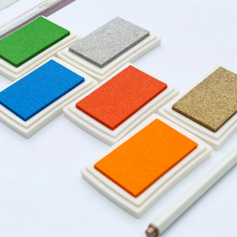 

Colorful Inkpad Home Seal Stamp Ink Pad Scrapbooking Inkpad for Decorating Diary Book Paper Card Handicraft Tool
