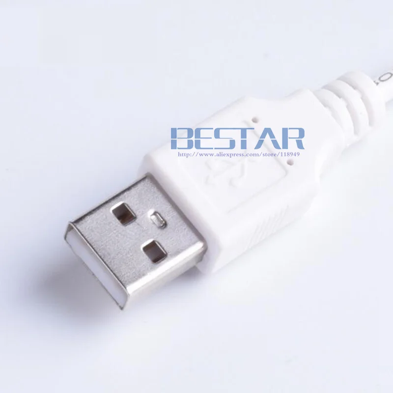 Белый 1 в 2 выход USB к двойному DC 3 5x1 35 5 мм x 5/1 5*1 разъем зарядный кабель м фута|Кабели