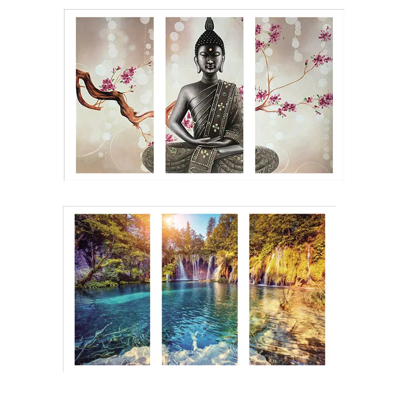 

5D DIY Diamond Painting Landscape Statue Tree Diamond Cross Stitch Crystal Diamond Mosaic