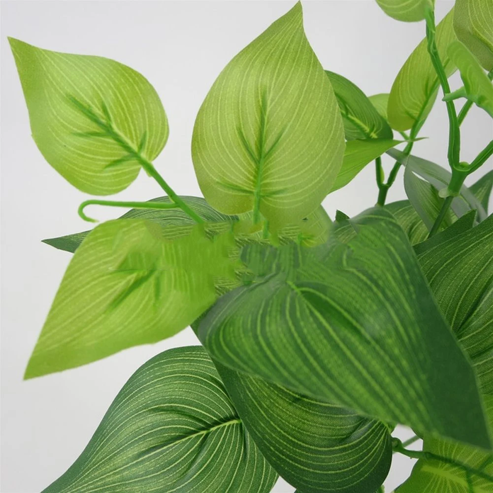Горячая распродажа! Имитация 1 шт. поддельные листья куст крытый открытый искусственные растения офис сад декор