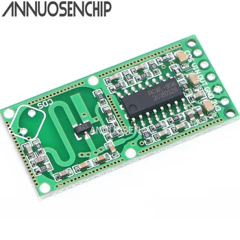 

2Pcs RCWL-0516 RCWL 0516 Microwave Radar Sensor Human Sensor Body Sensor Module Induction Switch Module Output 3.3V