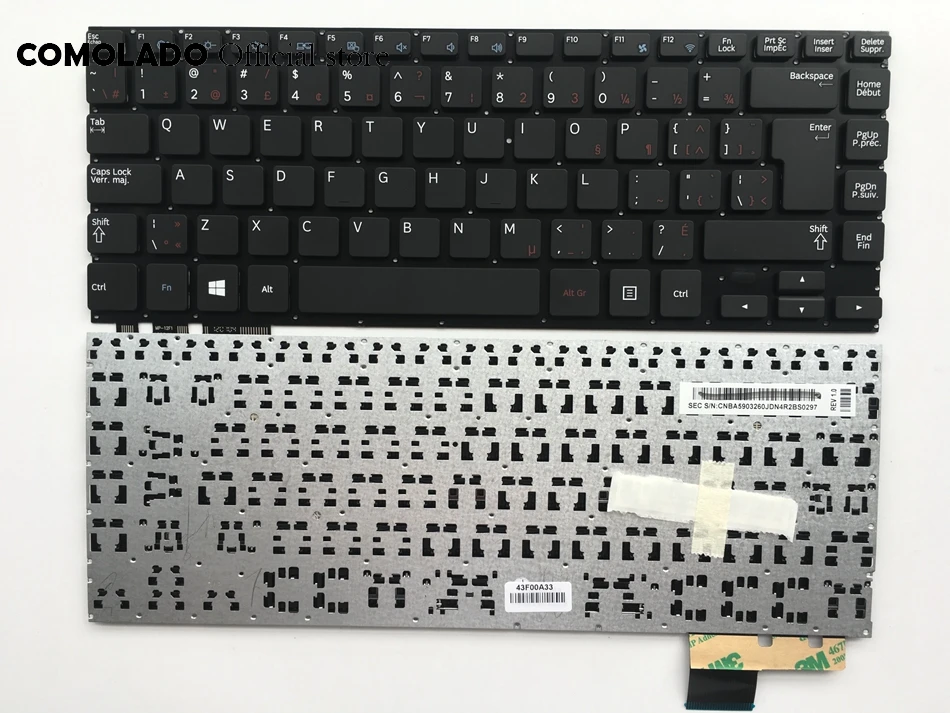 

CF Canada-French keyboard for Samsung NP530U4E NP540U4E 530U4E Black Keyboard CF Layout