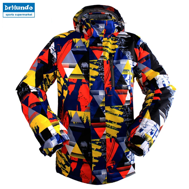 

Ski Jacket Winter Snowboard Suit Men's Outdoor Warm Waterproof Windproof Breathable Clothes Camping Windbreakers