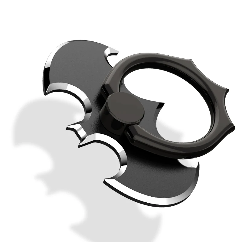 

Luxury Bat Phone Holder Finger Ring Metal Universal Smartphone pop Mobile Cell Phone Desk Stand Cool 360 Degree rotate Hand Hold