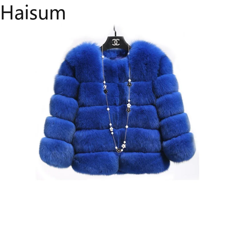 Mink Coats Women 2018 Winter New Fashion Pink FAUX Fur Coat Elegant Thick Warm Outerwear Fake Fur Jacket Chaquetas Mujer HN239