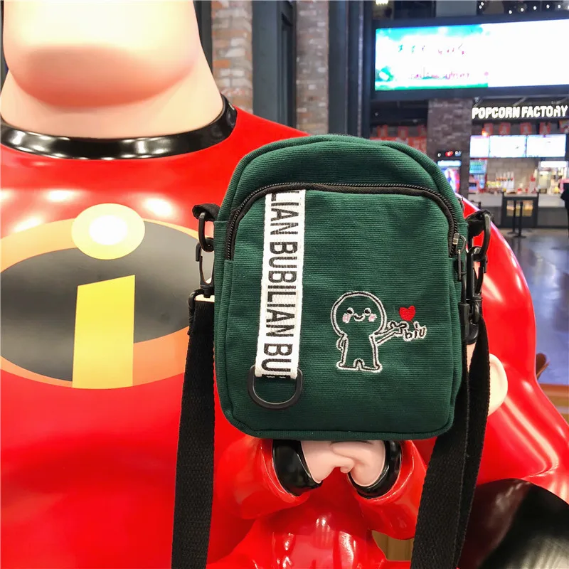 

2019 new port fan car streamer letter literary couple bag new casual ulzzang shoulder bag