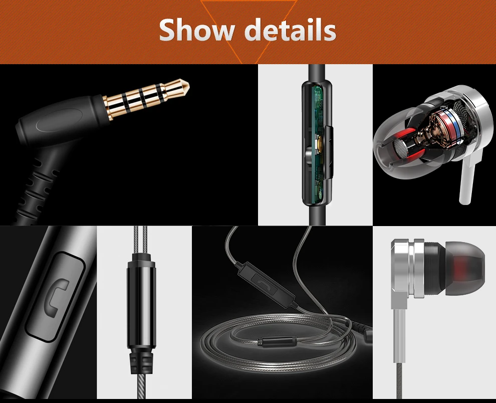 Original QKZ DM9 Zinc Alloy HiFi Earphone 3.5mm In-ear auriculares Super Clear Noise Isolating Mic MP3 MP4 fone de ouvido (14)