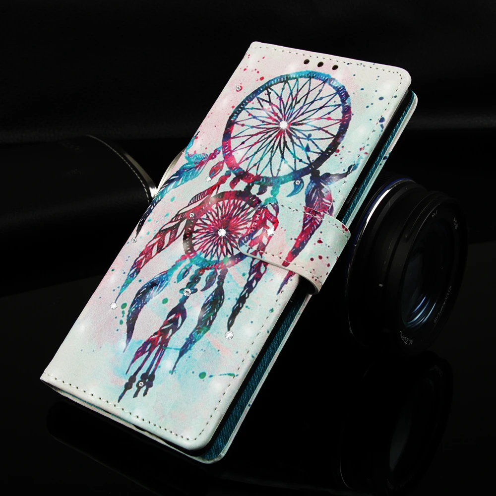 Модный 3D чехол из искусственной кожи для Huawei Honor 8X/8X Max телефона с кармашками и