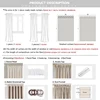 Fuax Linen White Tulle Curtains for Kids Bedroom Soft Cross Pattern Voile Curtains for Living Room Treatment Voile Tulle 6