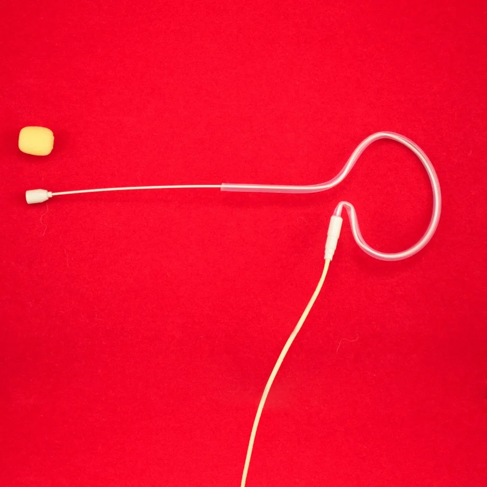 E-3-T4 Skin Color 4Pin Hirose Connector Single Earhook Condenser Headset Microphone Mike For Wireless Body-Pack Transmitter | Электроника