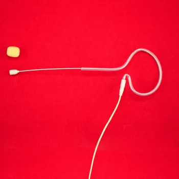 

E-3-T4 Skin Color 4Pin Hirose Connector Single Earhook Condenser Headset Microphone Mike For Wireless Body-Pack Transmitter