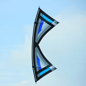 

Outdoor Toys Kite 2.4m Traction Power Stunt Kite Quad Line Sport Kite With Kite Flying Handle