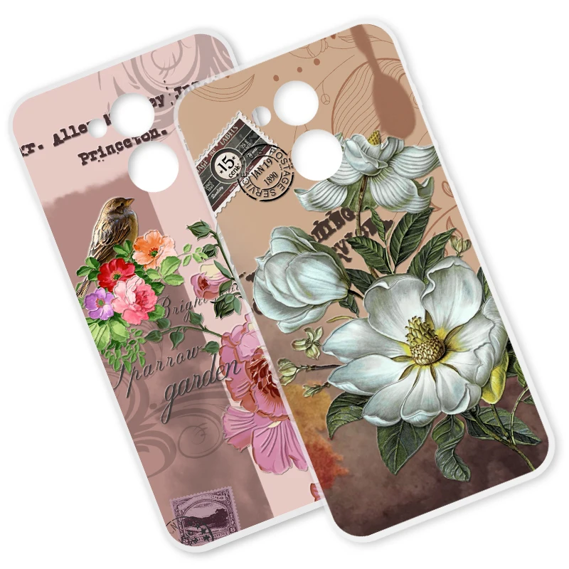 

ShuiCaoRen Soft Silicone Phone Case For Huawei honor V9play 3D Relief Flower Shockproof Cover For Huawei honor 6C Pro Phone Case