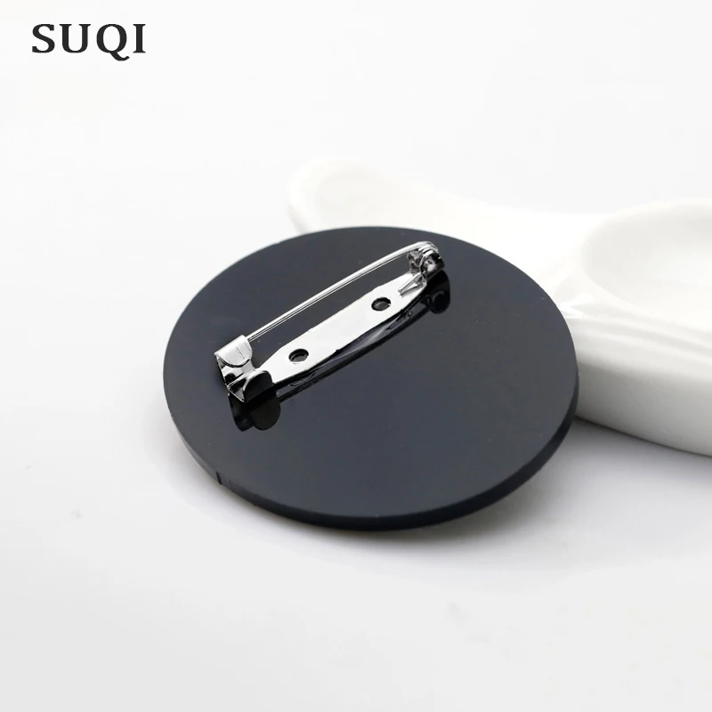 SUQI 2019 винтажная оболочка овальной камеи брошь на лацкан платья заколки для