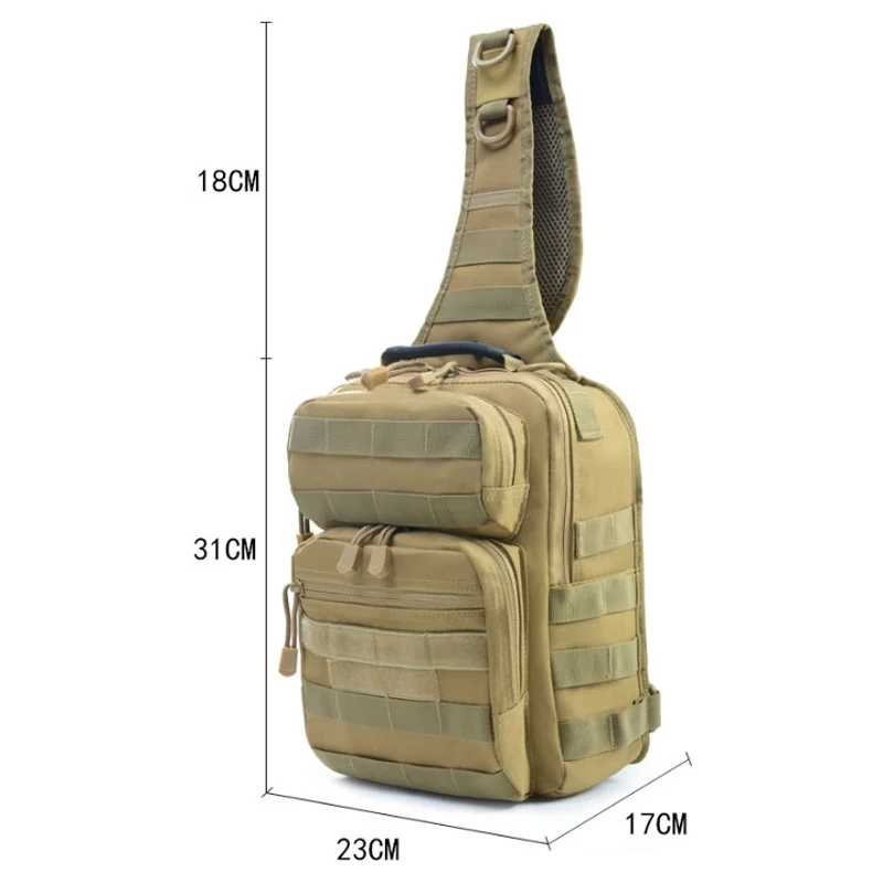 FGGS Sport Hunting Men Chest Molle Single Shoulder Bags Nylon Wading