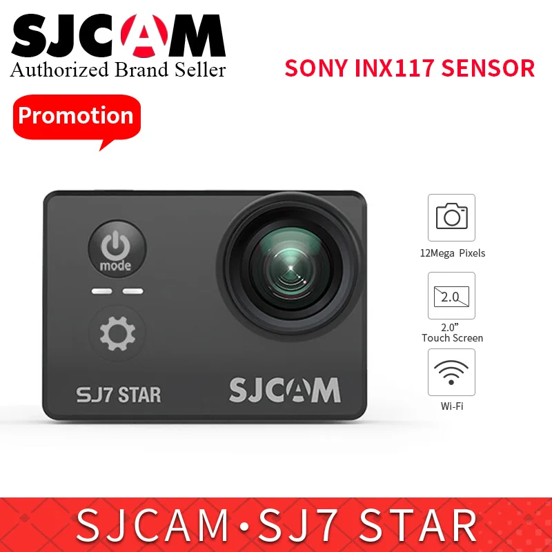 

Promotion Original SJCAM SJ7 Star Ultra HD 4K wifi Action Camera 2''Touch Screen Remote control Waterproof go pro yi 4k camara