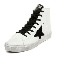 ECTIC Spring Autumn 2017 Italy Golden Genuine leather Casual Men Shoes Goose All Sport Star Breathe Shoes Footwear Zapatillas