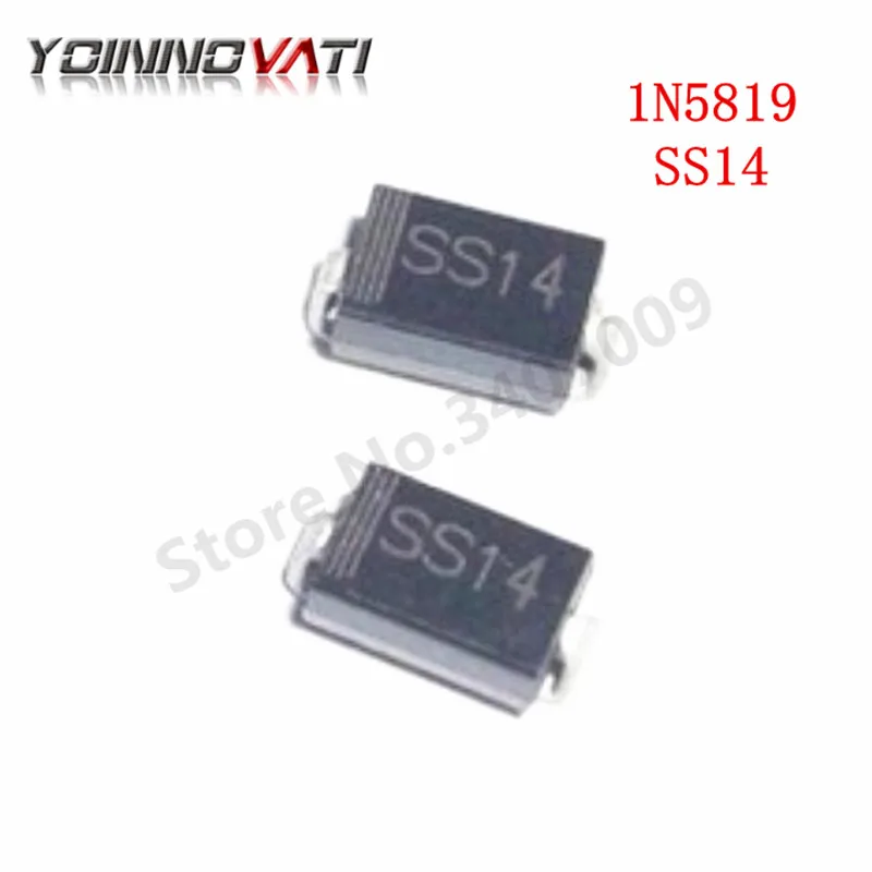 Survival Sway old 100pcs/lot Sma 1n5819 Smd 1a 40v Do-214ac Schottky Diode Ss14 - Connectors  - AliExpress