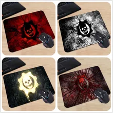 Black Mouse Mat For PC Loptop Computer Keyboard Gamer Pad Gears of War Skull Custom Design Mouse Pads Computer Gaming Mousemats