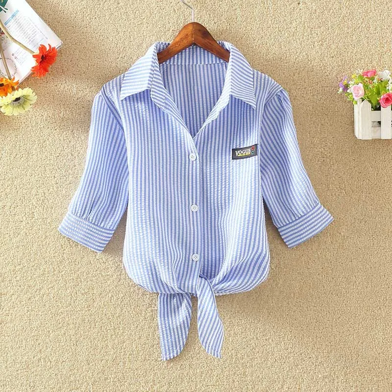 White Bow Tie Plus Size Crop Top Women's Blouse Short Puff Half Sleeve Turn Down Collar Pink Woman Shirts 2019 Casual Female Top