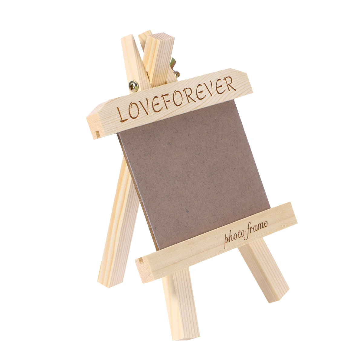 DIY Creative Wooden Single Picture Photo Frame Tabletop Photo Wood