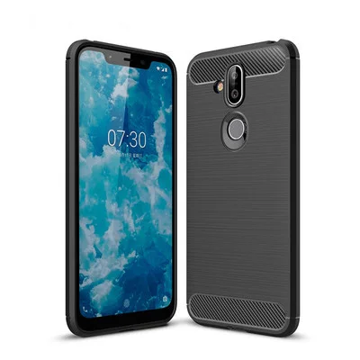 Термопластичный полиуретан Мягкий силикон для Nokia X7 защитный чехол крышка телефона PC Рамка бронированный чехол для Nokia X 7 NokiaX7 TA-1131 задняя крышка - Цвет: Черный