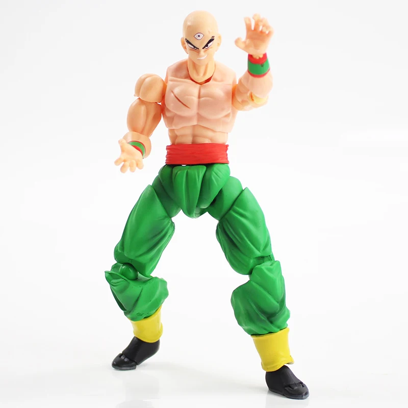 15 см Dragon Ball Z Tenshinhan tien shinhan с Chiaotzu Brinquedos ПВХ фигурка Коллекционная модель игрушки