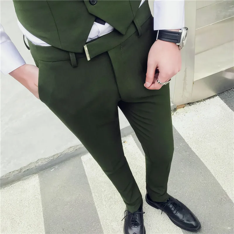 green colour formal pant
