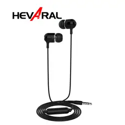 Hevaral JD83 наушники-вкладыши с HD микрофон 3,5 мм стерео гарнитура наушники для мобильного телефона для Sumsung Для Xiaomi PC MP3 MP4