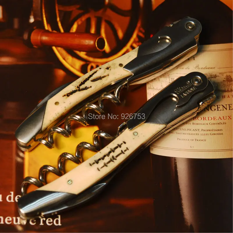  Laguiole Cow Bone Wine Corkscrew Openers Bottle Openors for Wine and Beer Sacacorchos Men's Gift A variety of Optional Packing 