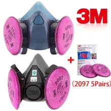 11 In 1 3M 6200 7502 Spray Painting Respirator Gas Mask With 3M 2097 Gas Mask Filter Industry Work Safety Dust Mask 11 In 1 3M 6200 7502 Spray Painting Respirator Gas Mask With 3M 2097 Gas Mask Filter Industry Work Safety Dust Mask