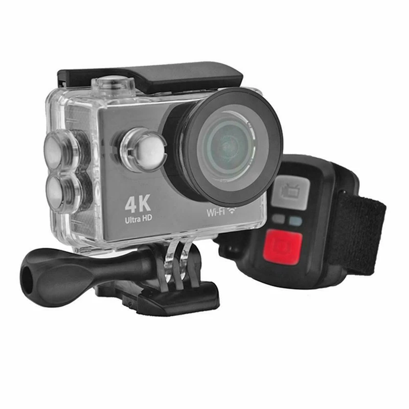 H9R Wifi камера 1080P ультра 4K Спортивная экшн Водонепроницаемая видеокамера для путешествий - Цвет: Black