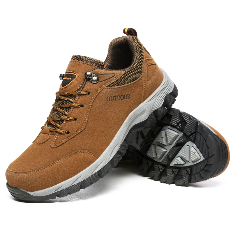Мужская прогулочная обувь; Новинка года; сезон осень; удобные уличные спортивные мужские кроссовки; Зимняя мужская обувь для бега - Цвет: Brown