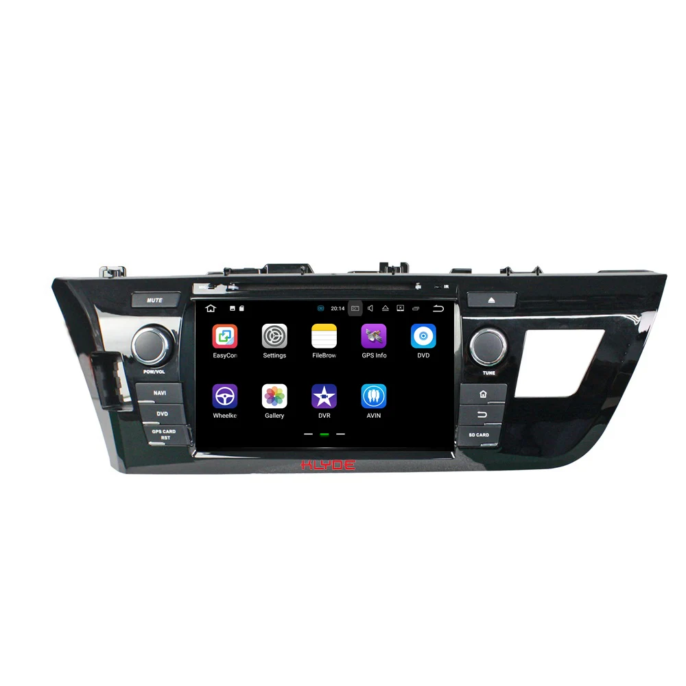 KLYDE 2 Din 8 Android 7 1 font b Car b font Multimedia Player For Toyota