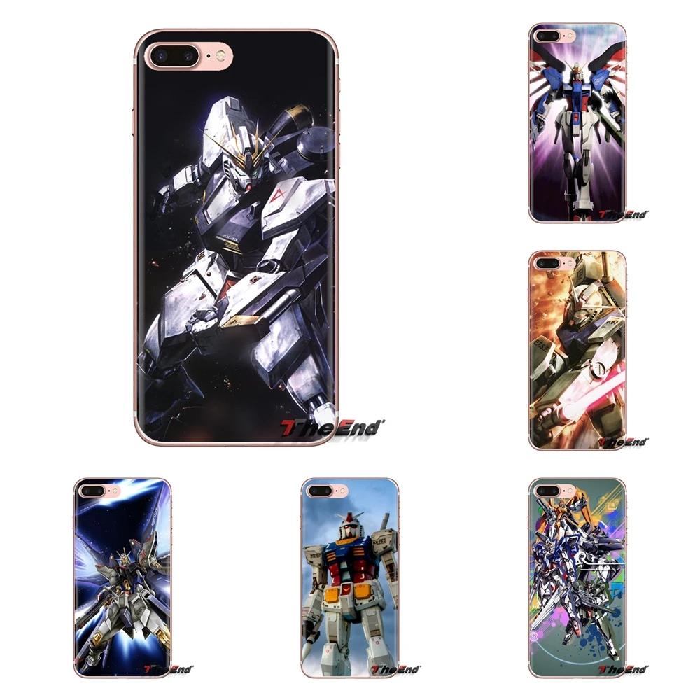 Gundam для Samsung Galaxy S3 S4 S5 Mini S6 S7 Edge S8 S9 S10 Plus Note 3 4 5 8 9 прозрачные мягкие чехлы |