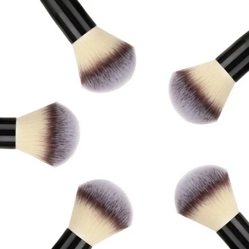 Foundation Brushes Soft Fiber Wood Handle Powder Blush Brushes Face