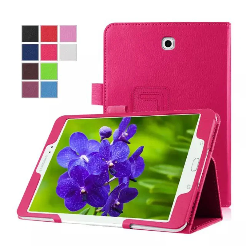 For Samsung t710 Case Cover For Samsung Galaxy Tab S2 8.0 T710 T715 T713 T719 Cases Funda Tablet PU Leather Shell bags (14)
