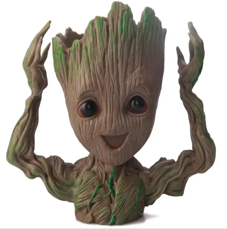 Детский горшок для растений Bloempot Leuke Speelgoed Pen Pannenlap ПВХ Hero Model Baby Boom Man Tuin pot Groot