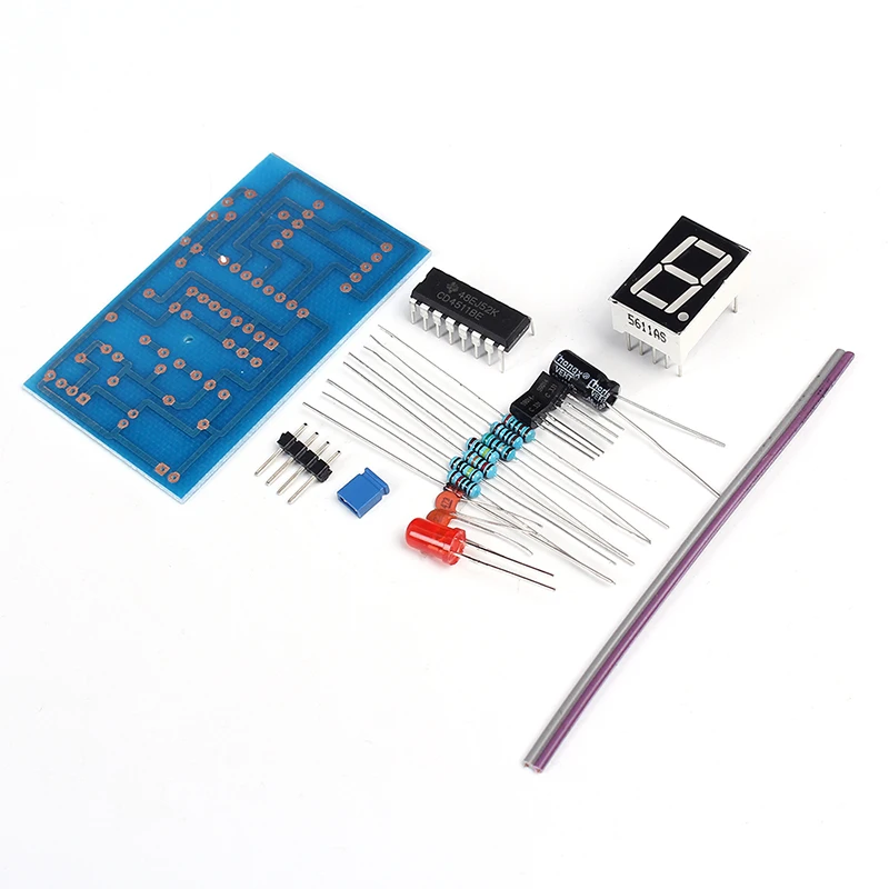CD4511BE DIY Kit светодиодный дисплей цифровой логический тестовый модуль Logic Pen для